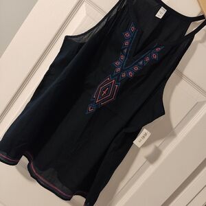 NWT Embroidery Tank